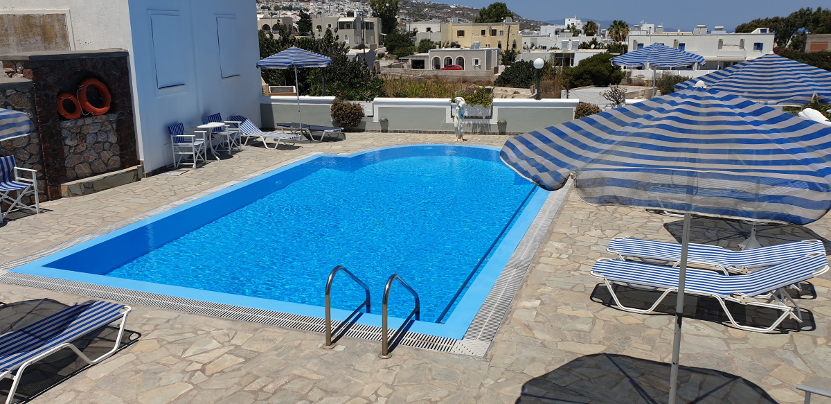 Our pool area